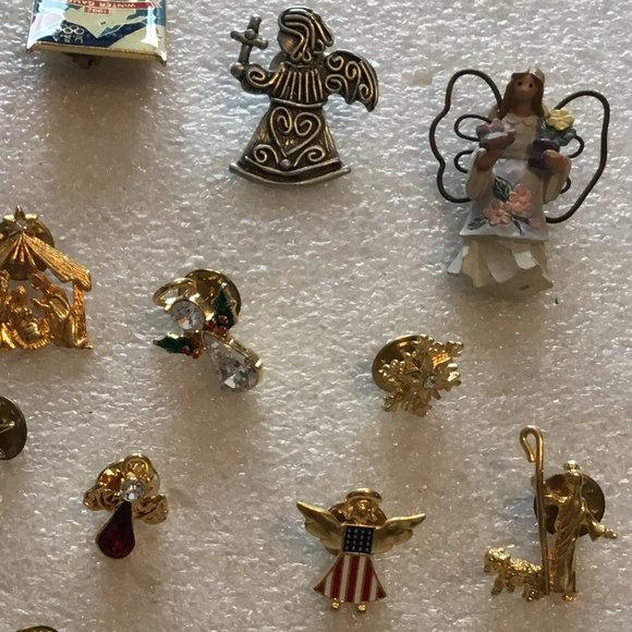 Tie Tack pins Accessories Colorful Bundle Of 23 Tie Tack Buttons Or